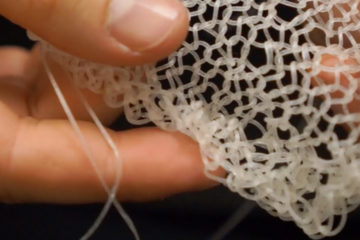 sample of knitted algae