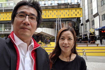 CJ Yeh and Christie Shin in Hobart, Australia