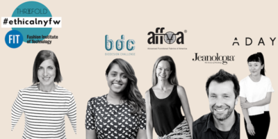 Poster with headshots of presenters