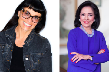 Norma Kamali and Dr. Joyce F. Brown