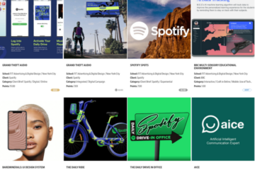 screenshot of One Awards homepage