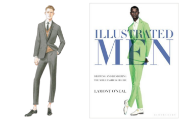 cover of Illustrated Men book and sample illustration