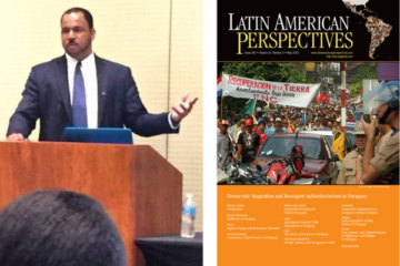 Paul Clement and cover of Latin American Perspectives journal