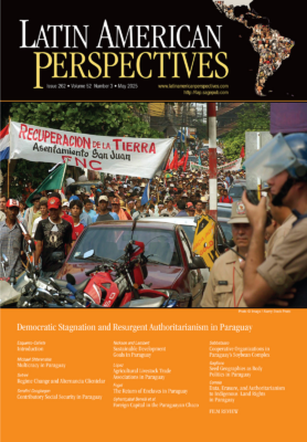 cover of Latin American Perspectives journal 